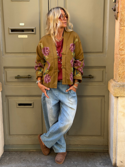 Veste NINON tabac 2