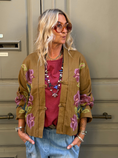 Veste NINON tabac