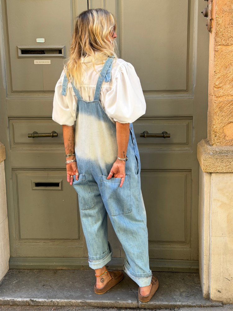 Salopette WHITE LADY bleu