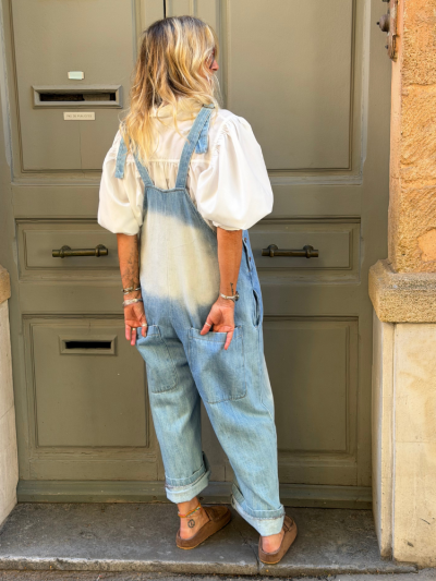 Salopette WHITE LADY bleu