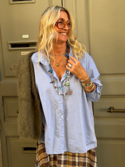 Chemise TULL bleu