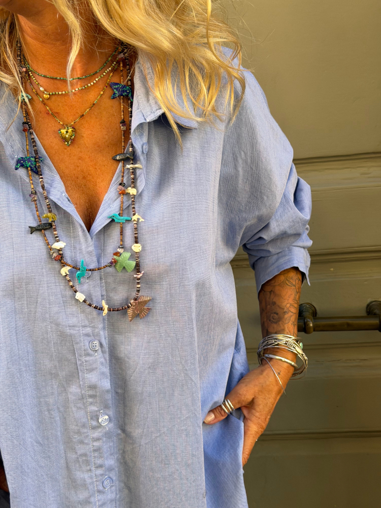 Chemise TULL bleu