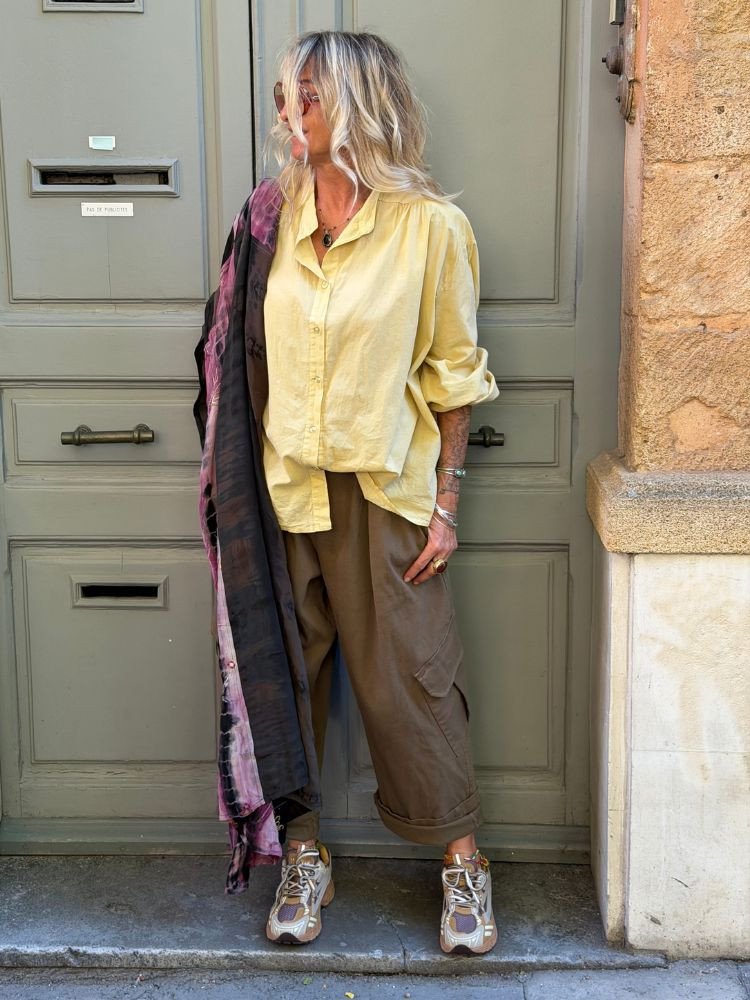 Chemise JASMINE jaune