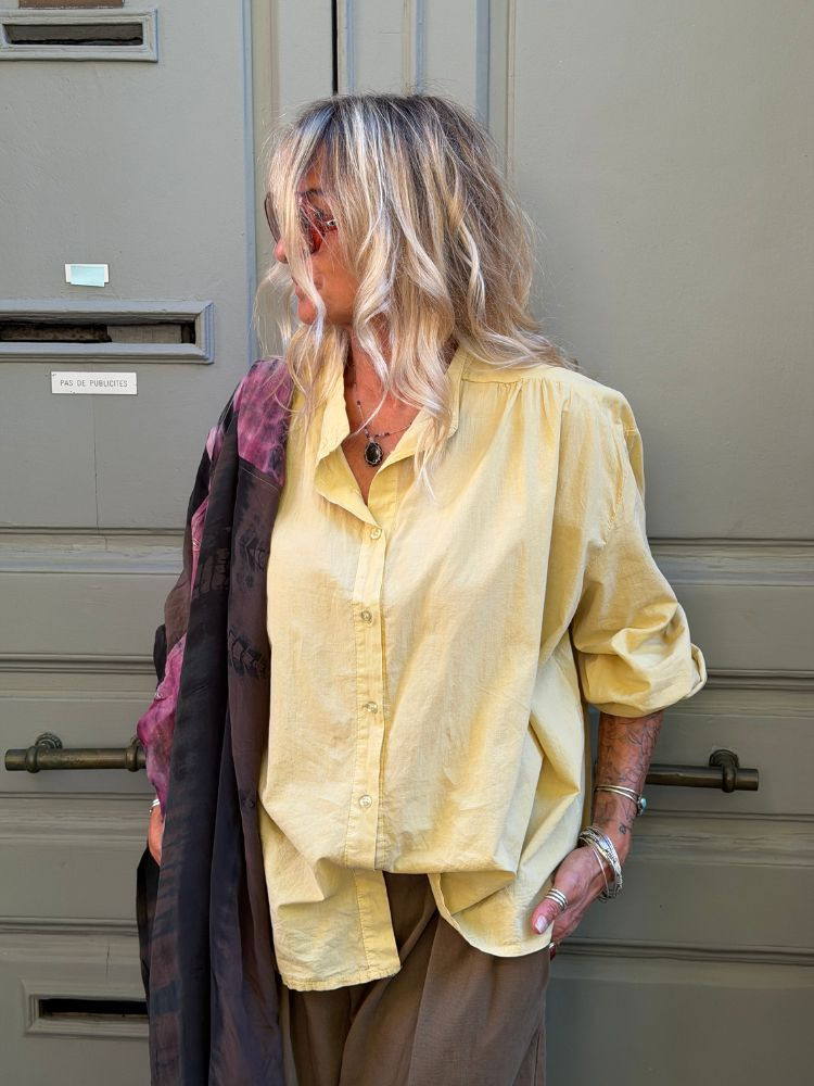 Chemise JASMINE jaune