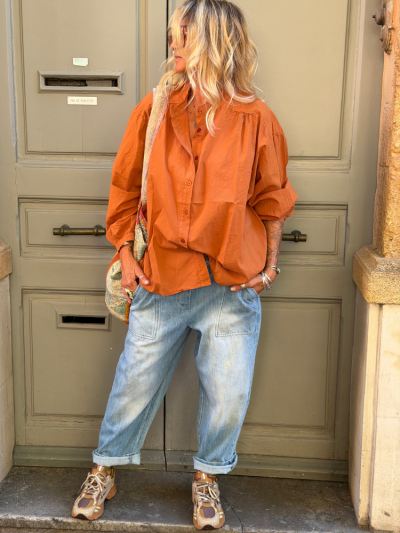 Chemise JASMINE rouille