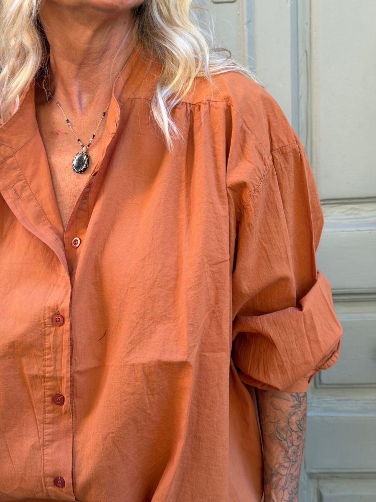 Chemise JASMINE rouille