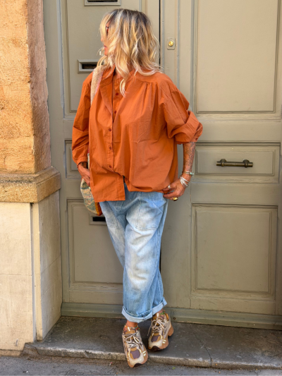 Chemise JASMINE rouille