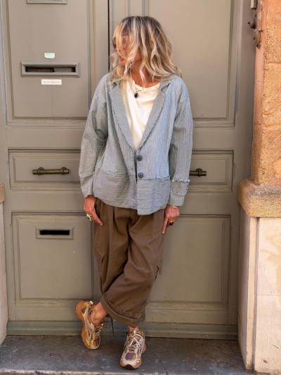 Blazer HADLEY rayé 2