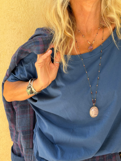 T-shirt PAUL bleu marine