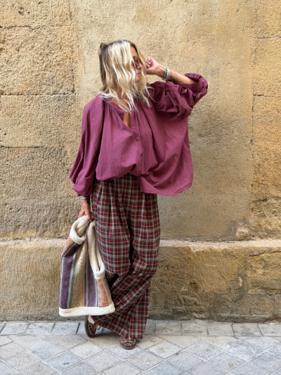Chemise TOKYO prune