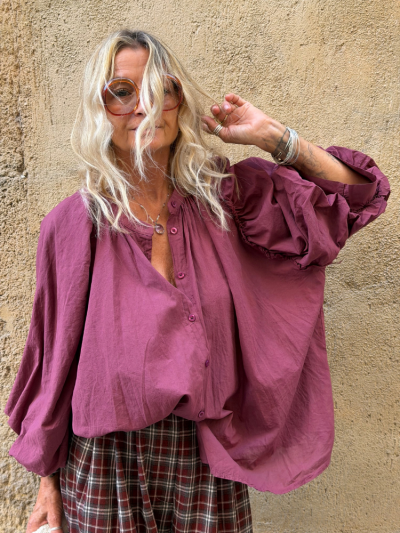 Chemise TOKYO prune