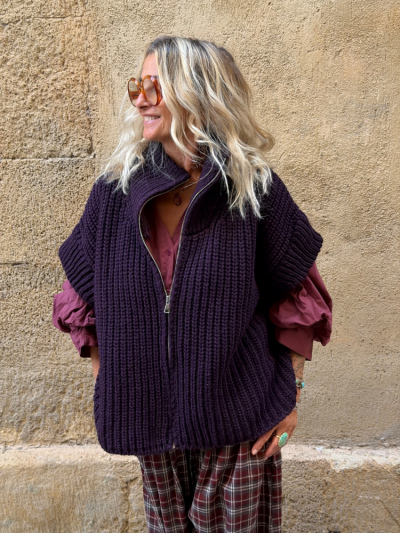 Gilet SUPER prune