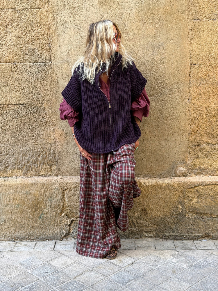 Gilet SUPER prune