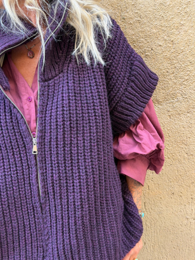Gilet SUPER prune