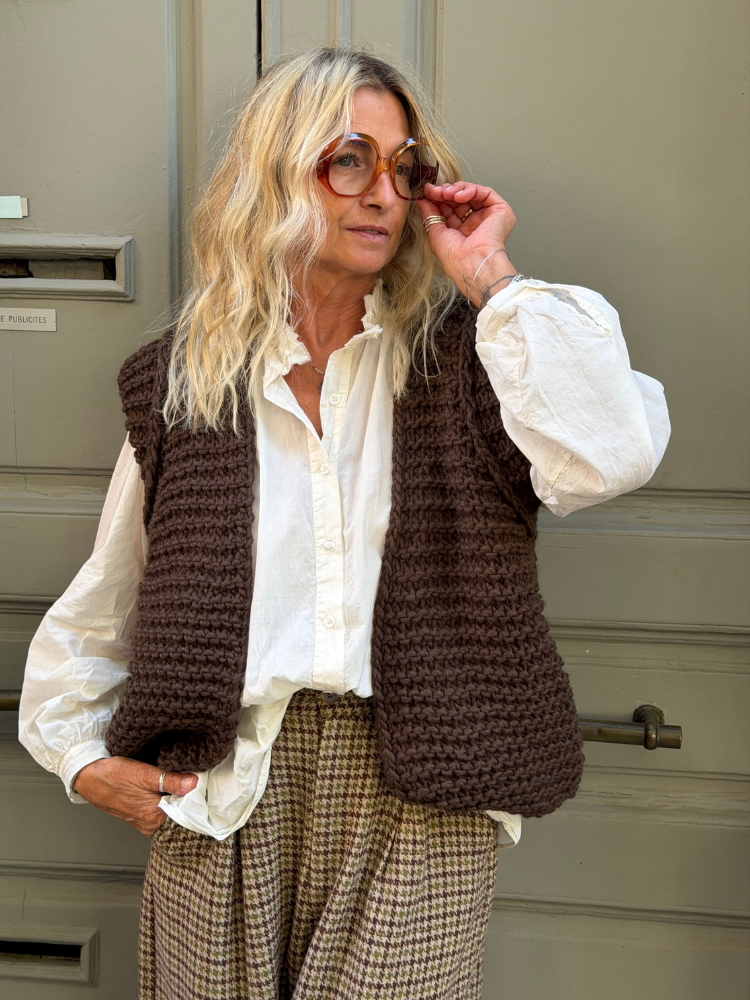 Gilet ANIA choco