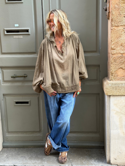Blouse CASALE taupe