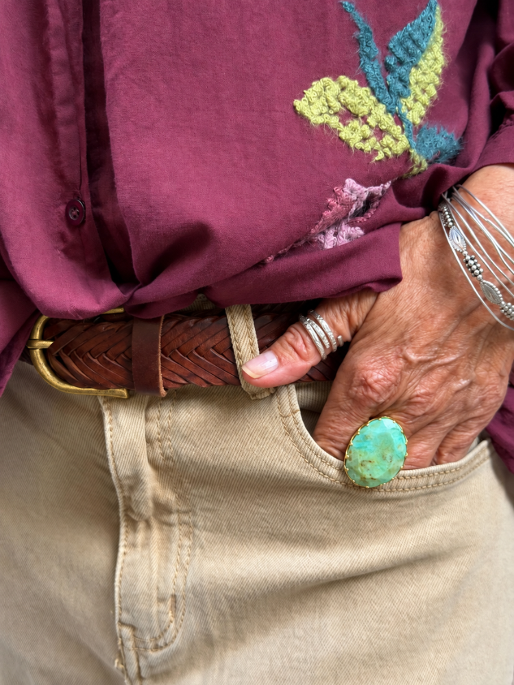 Ceinture ALBANE boucle dorée