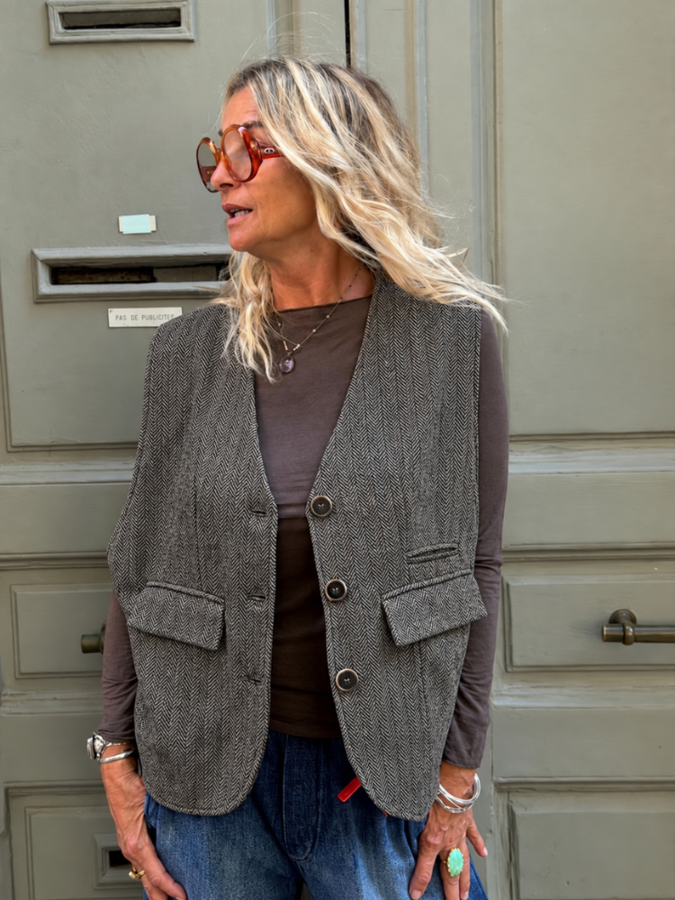 Gilet FIVE sans manches noir