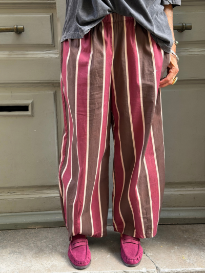 Pantalon JESSY bordeaux choco