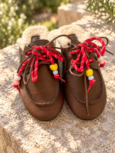 Mules TAO choco fourrées