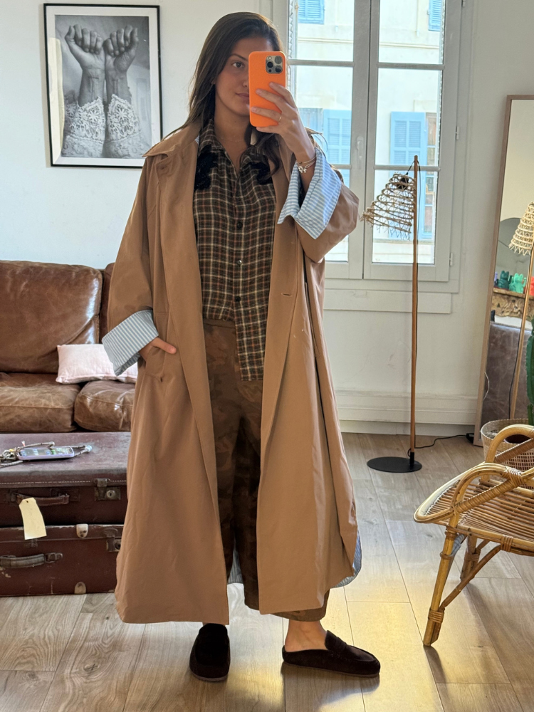 Trench LOU camel