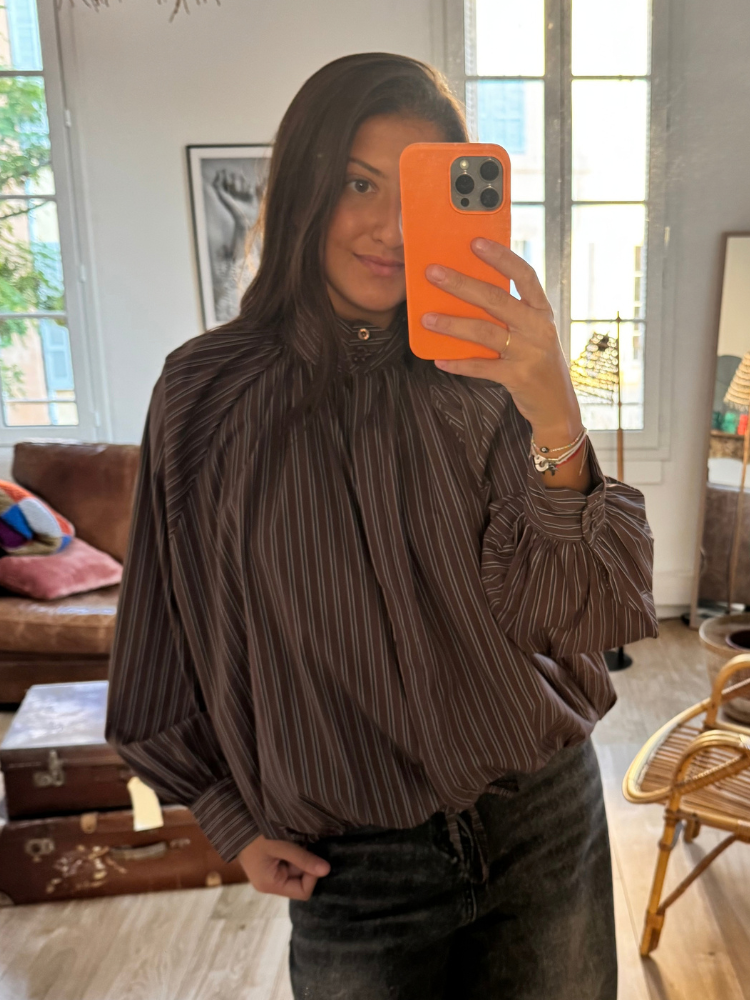 Chemise UMA choco rayé
