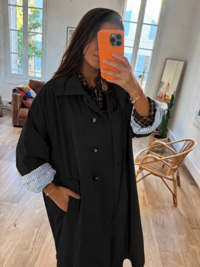 Trench LOU noir 2