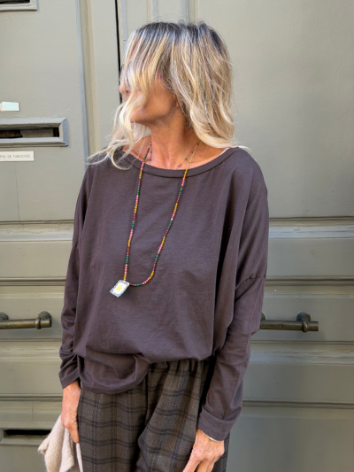 T-shirt ROSIE choco