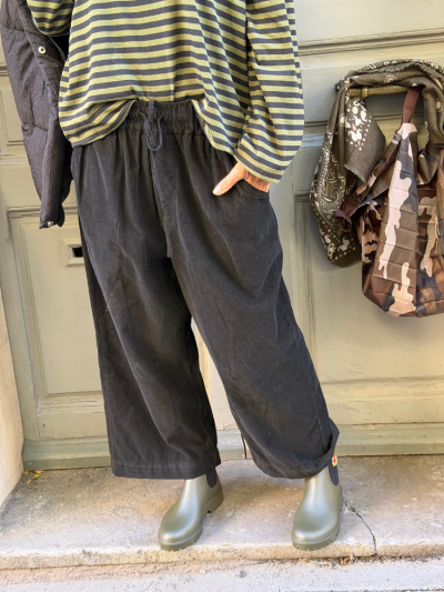 Pantalon LUNA velours noir