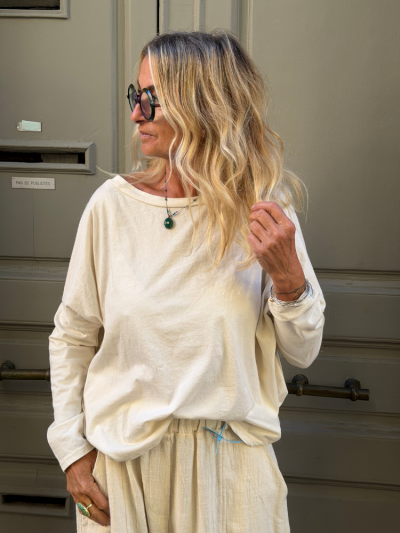 T-shirt ROSIE écru