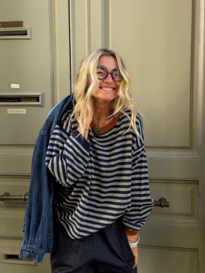 Pull LUCIA marinière marine... 2