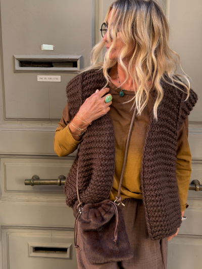 Gilet ANIA choco