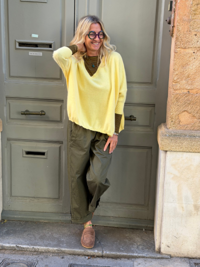 Pull JEFFERSON butter yellow