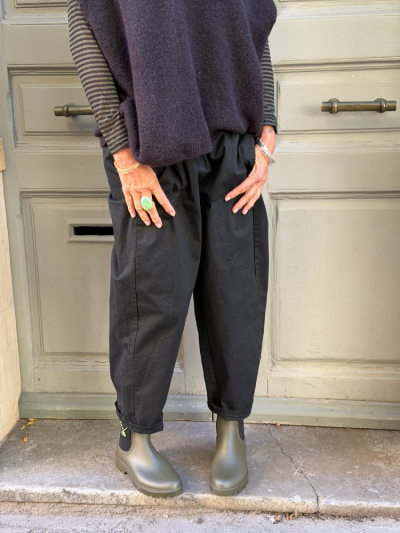 Pull DINA sans manches choco