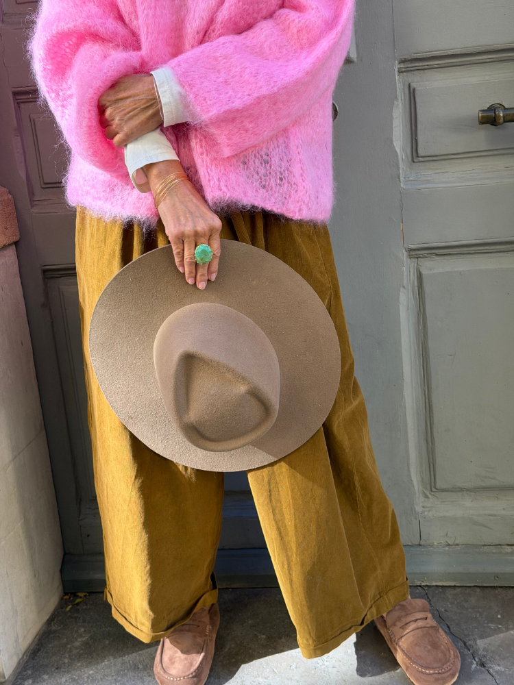 Pantalon NILA palude velours