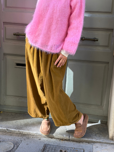 Pantalon NILA palude velours