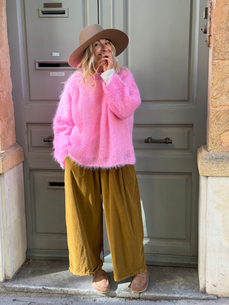 Pantalon NILA palude velours