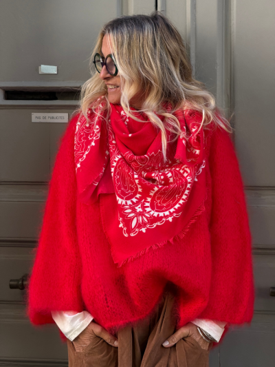 Foulard ARIZONA rouge