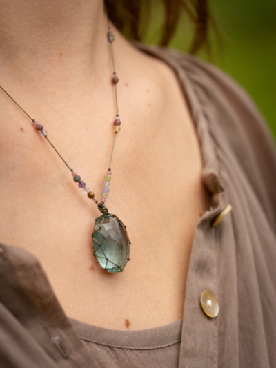 Petit talisman LEA fluorite...